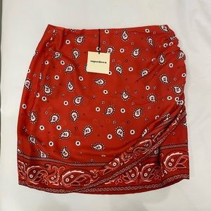 Superdown Bandana Miniskirt NWT